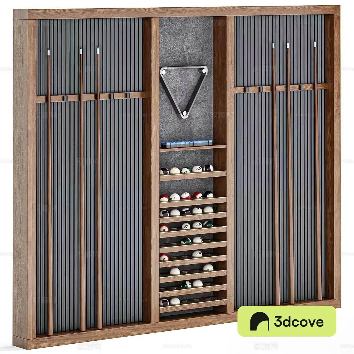 Modern billiard storage cabinet custom rack billiard supplies billiard decorations