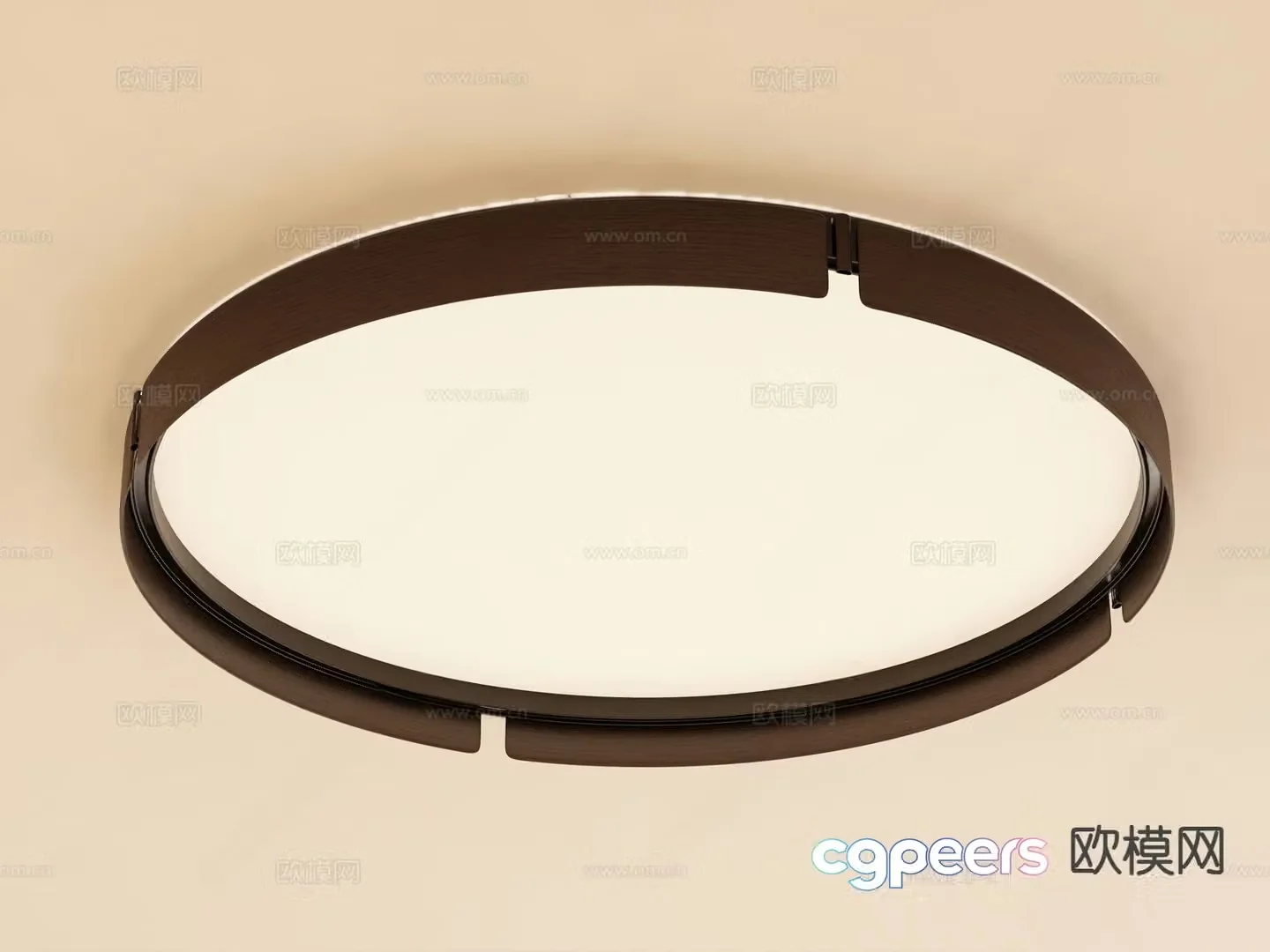 Round ceiling lamp 3d model