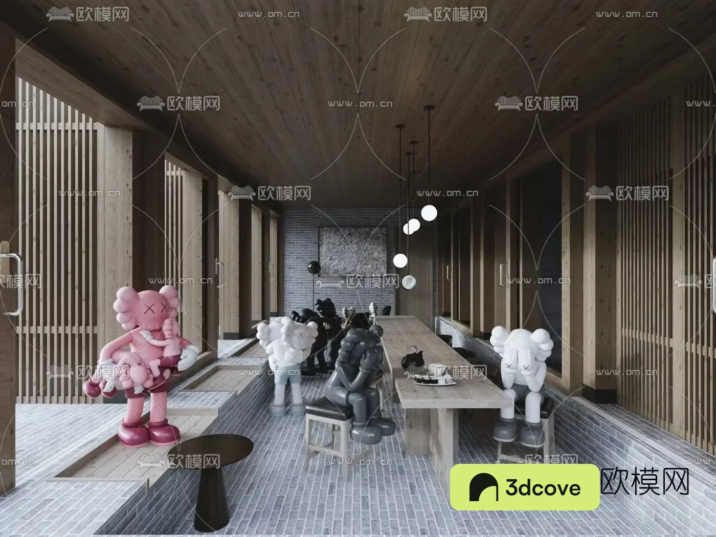New Chinese style hotel lounge area