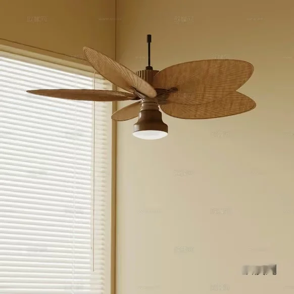 A Ceiling Fan With A Light Fixture 3D Model – 17914 – VRAY Render