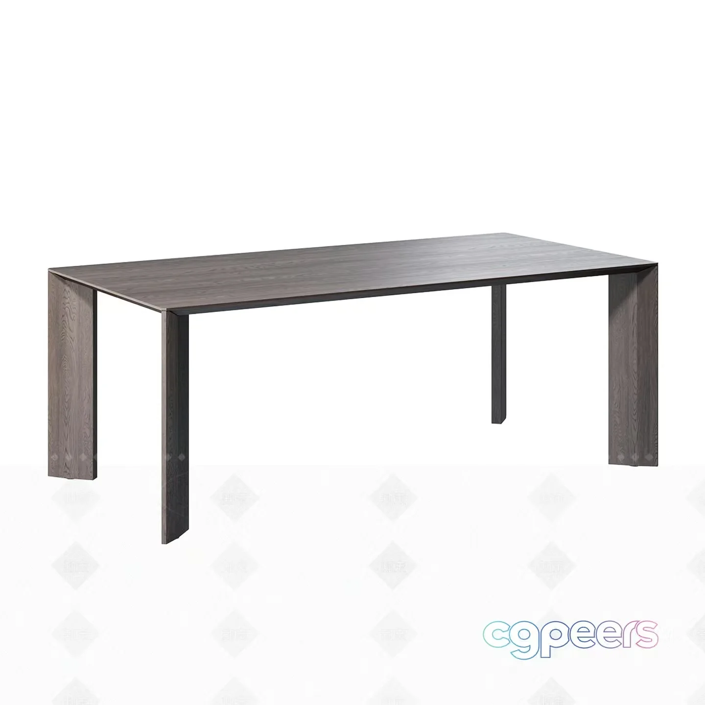 A Wooden Table 3D Model – 8886 – VRAY Render
