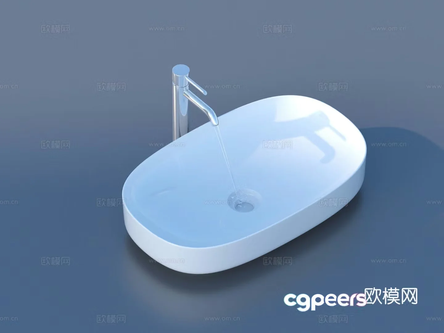 Wash basin washbasin 3d model