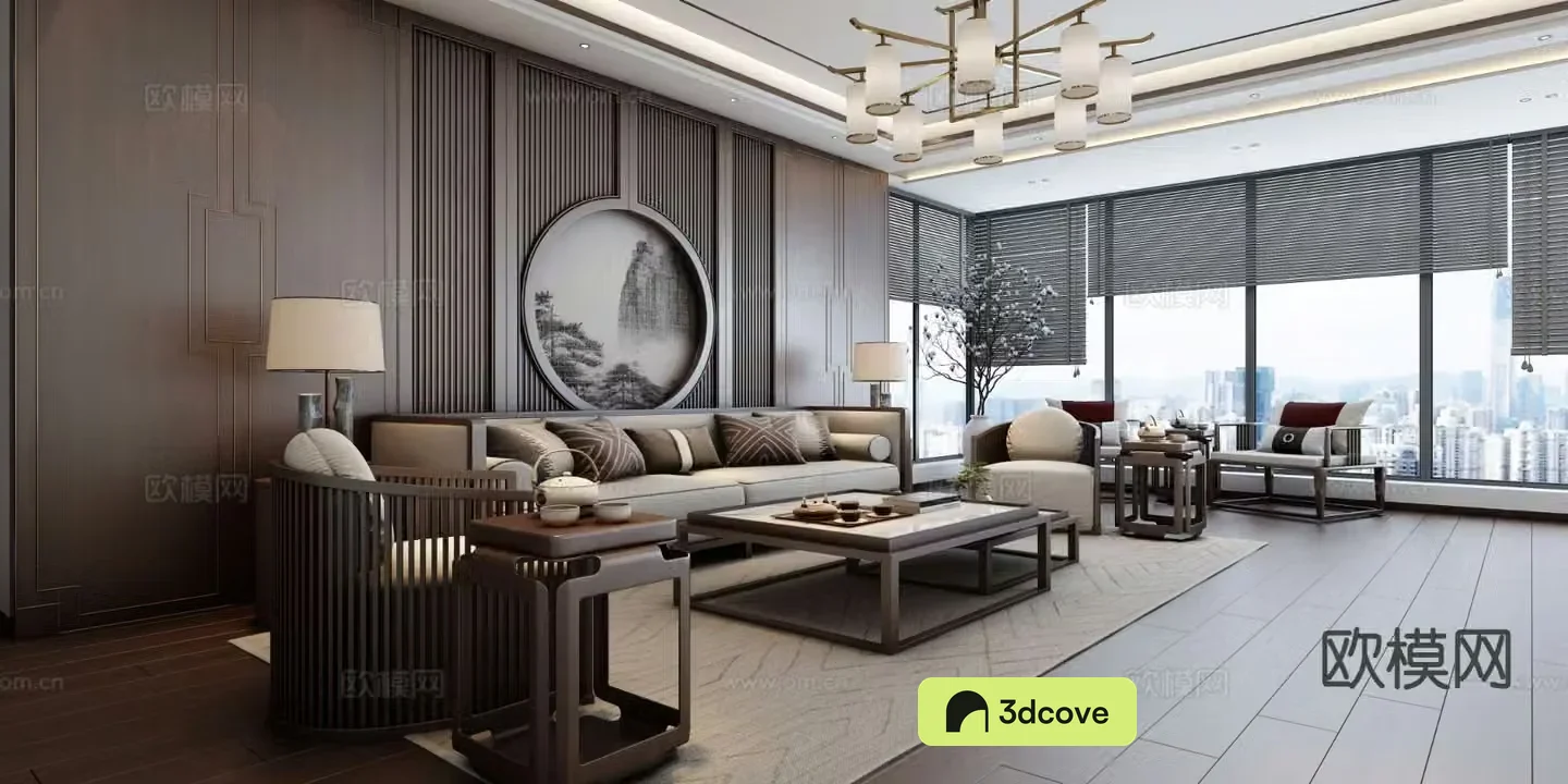 New Chinese style living room