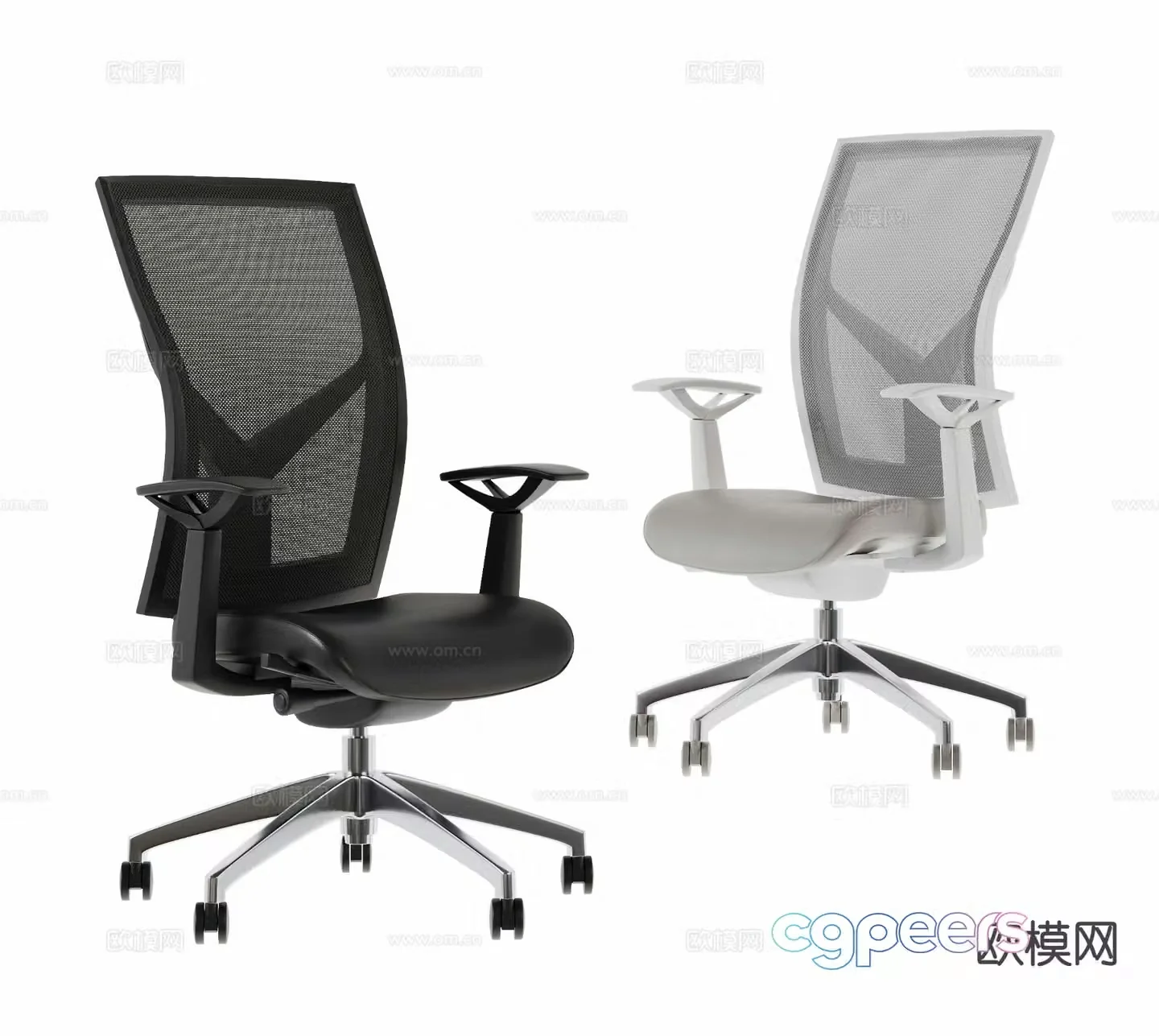 Modern office chair 3d model