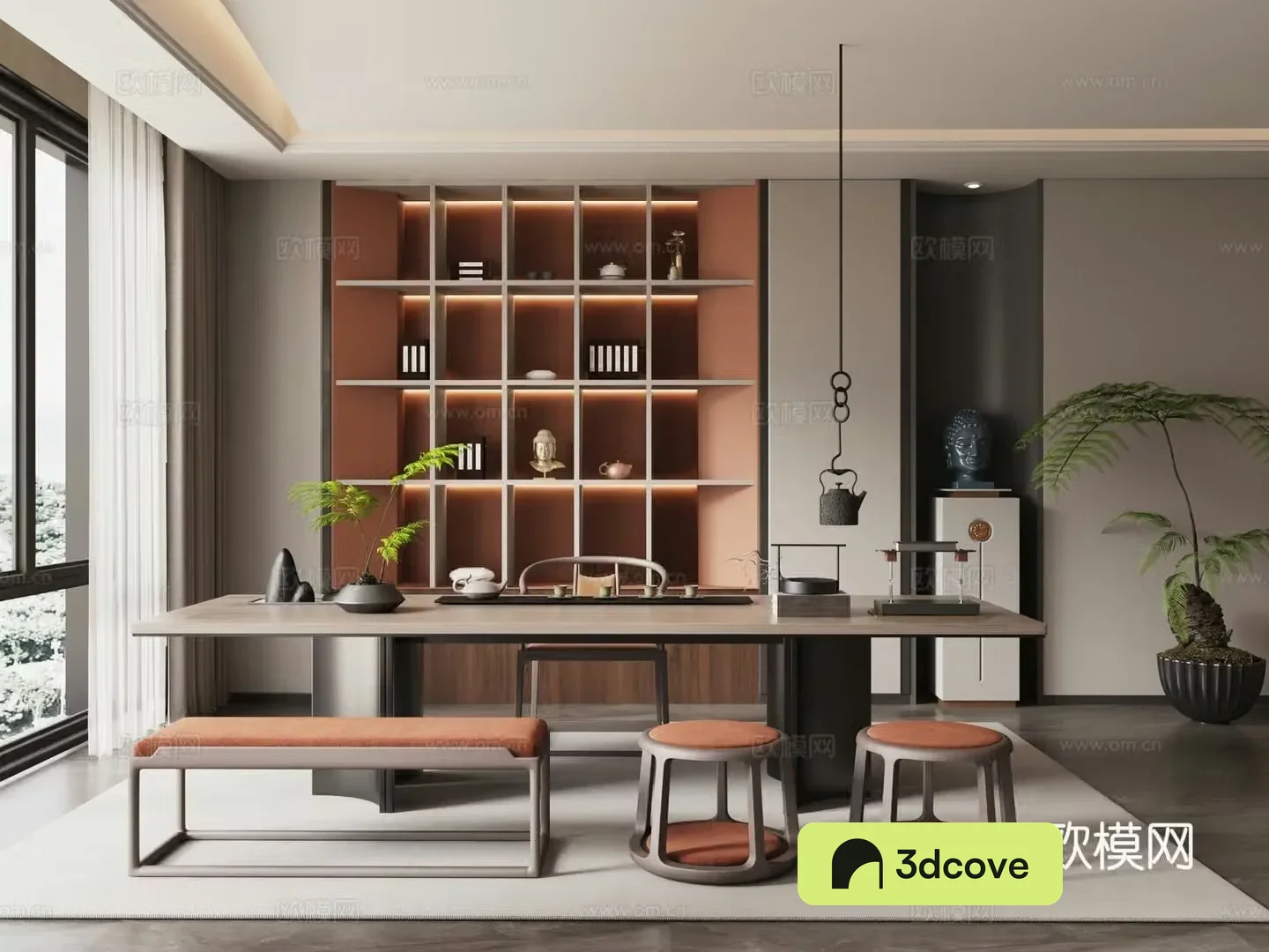 New Chinese tea room