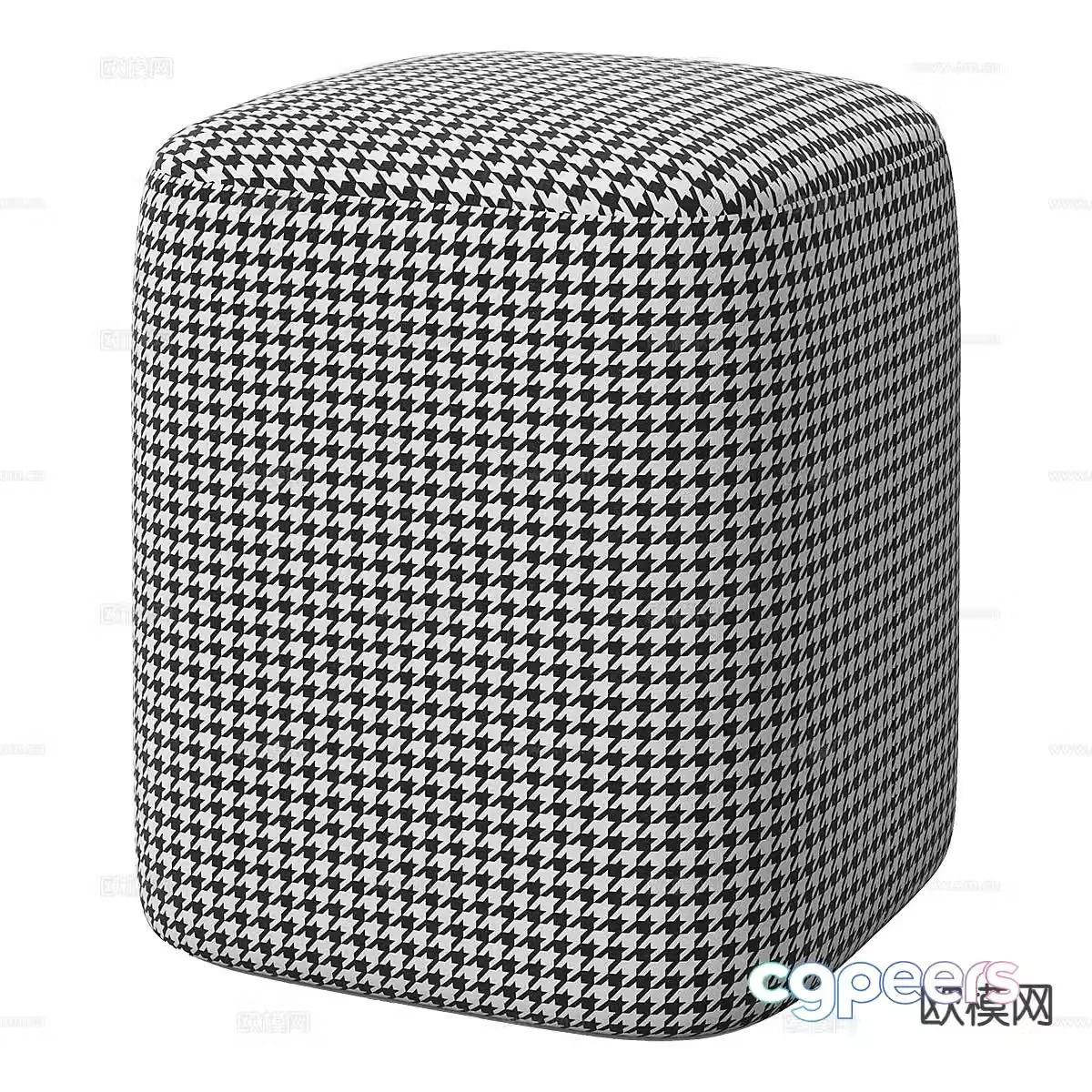 sofa stool stool simple stool 3d model