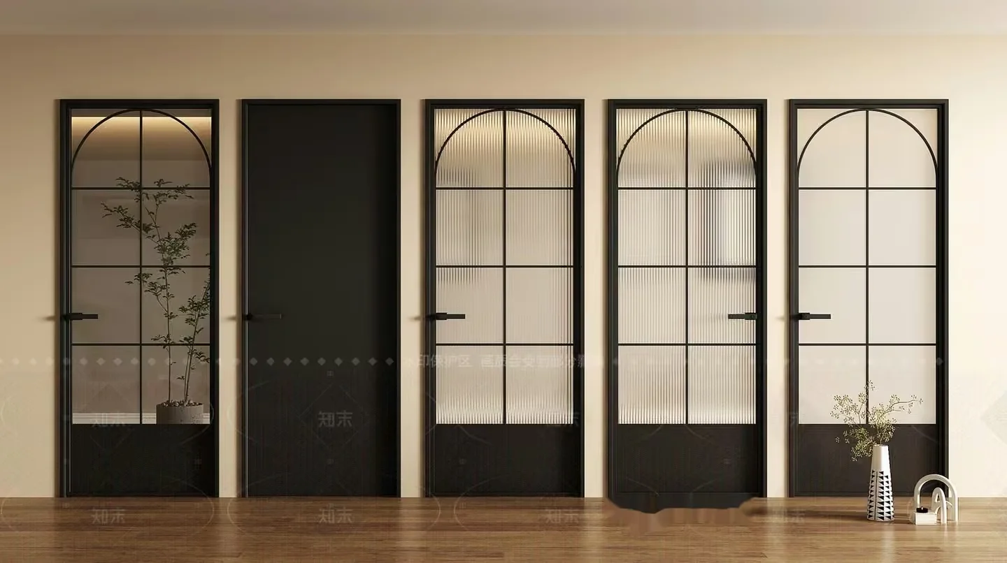 Black Glass Doors 3D Model – 3582 – VRAY Render