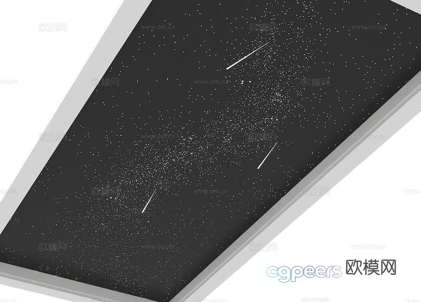 Starry sky ceiling fiber optic light ceiling ceiling 3d model