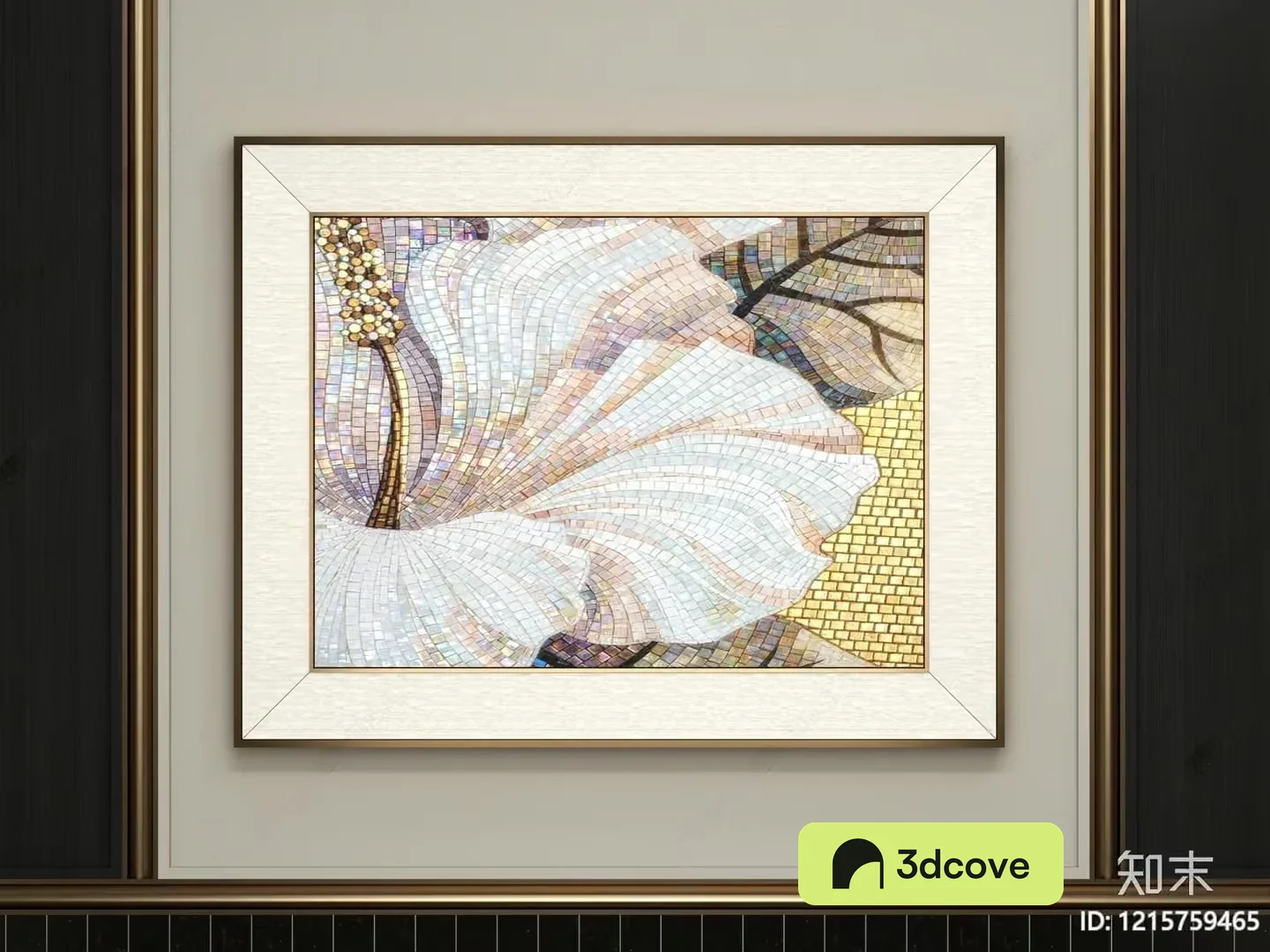 A Framed Mosaic Art Piece