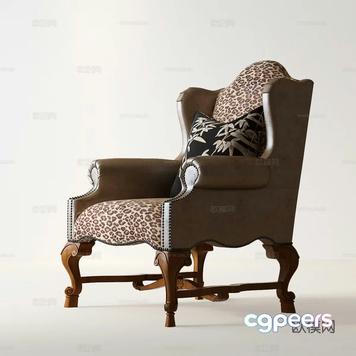 American style leisure chair French style leisure chair American style leisure chair French style leisure chair American style leisure chair American style 3D model
