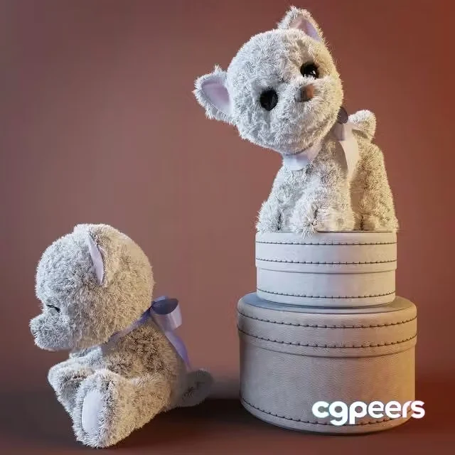 3ds Max Free – Toy dog