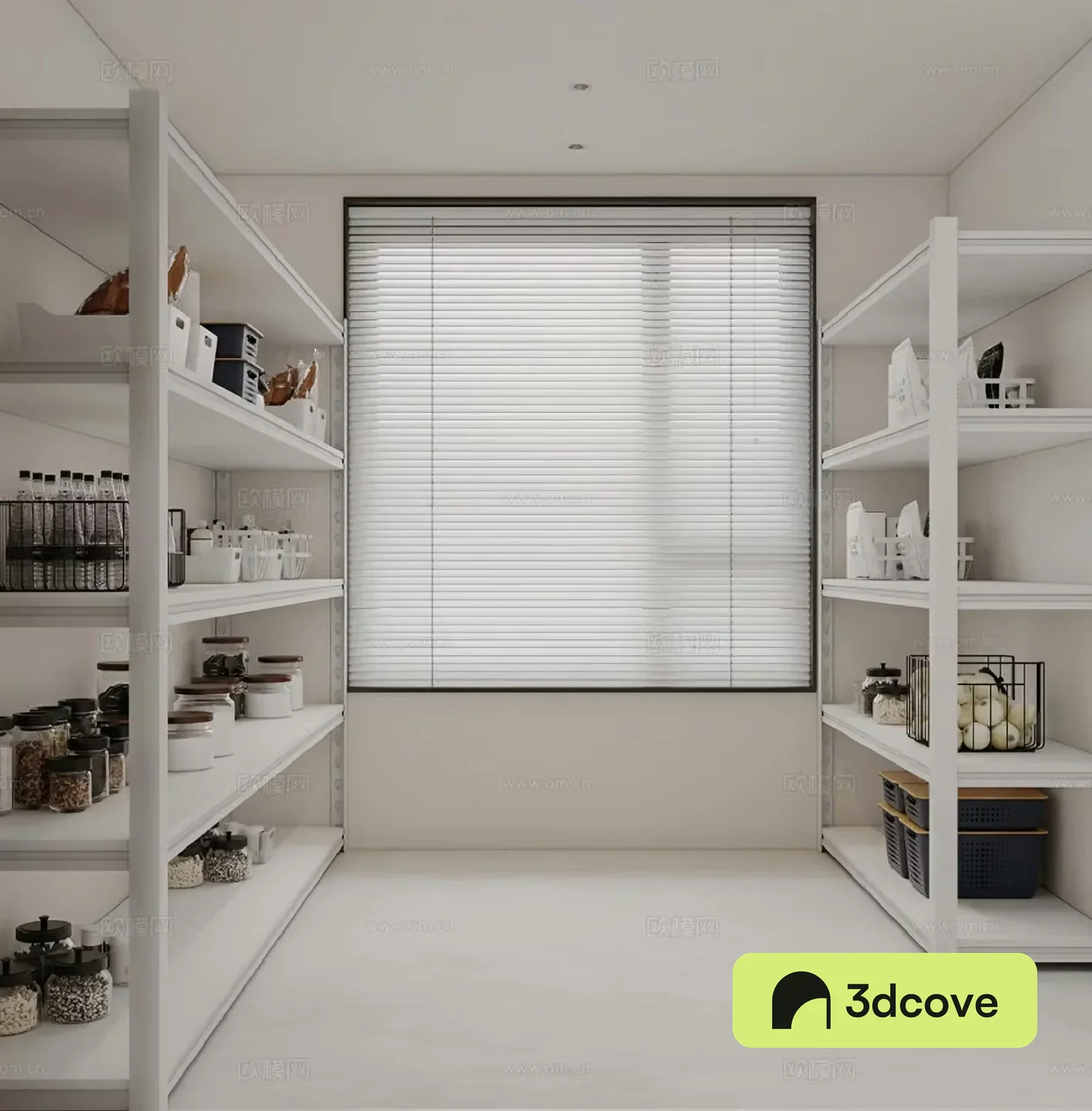 Modern storage room small warehouse