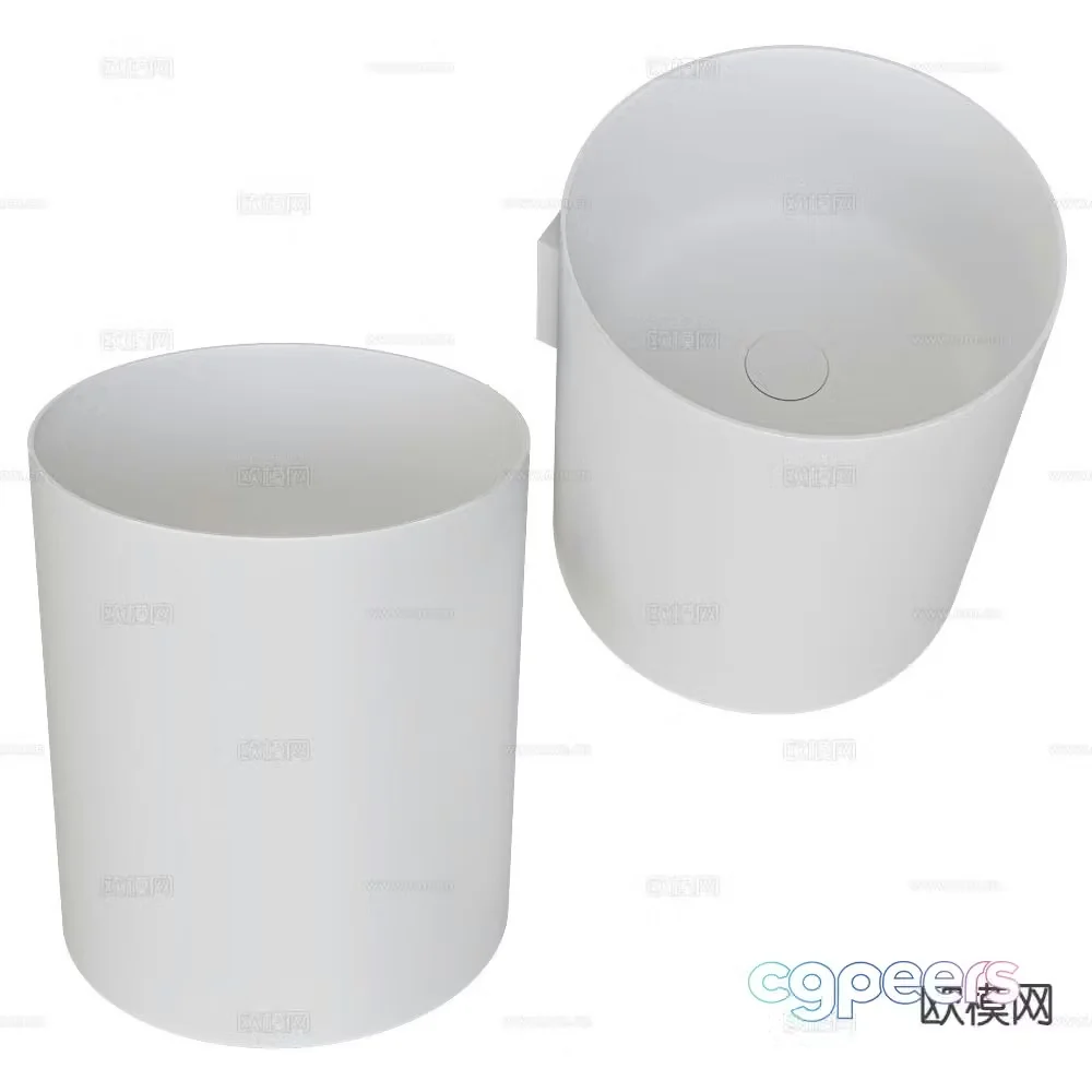 ABBER Vertical Basin Washing Table 3D Model