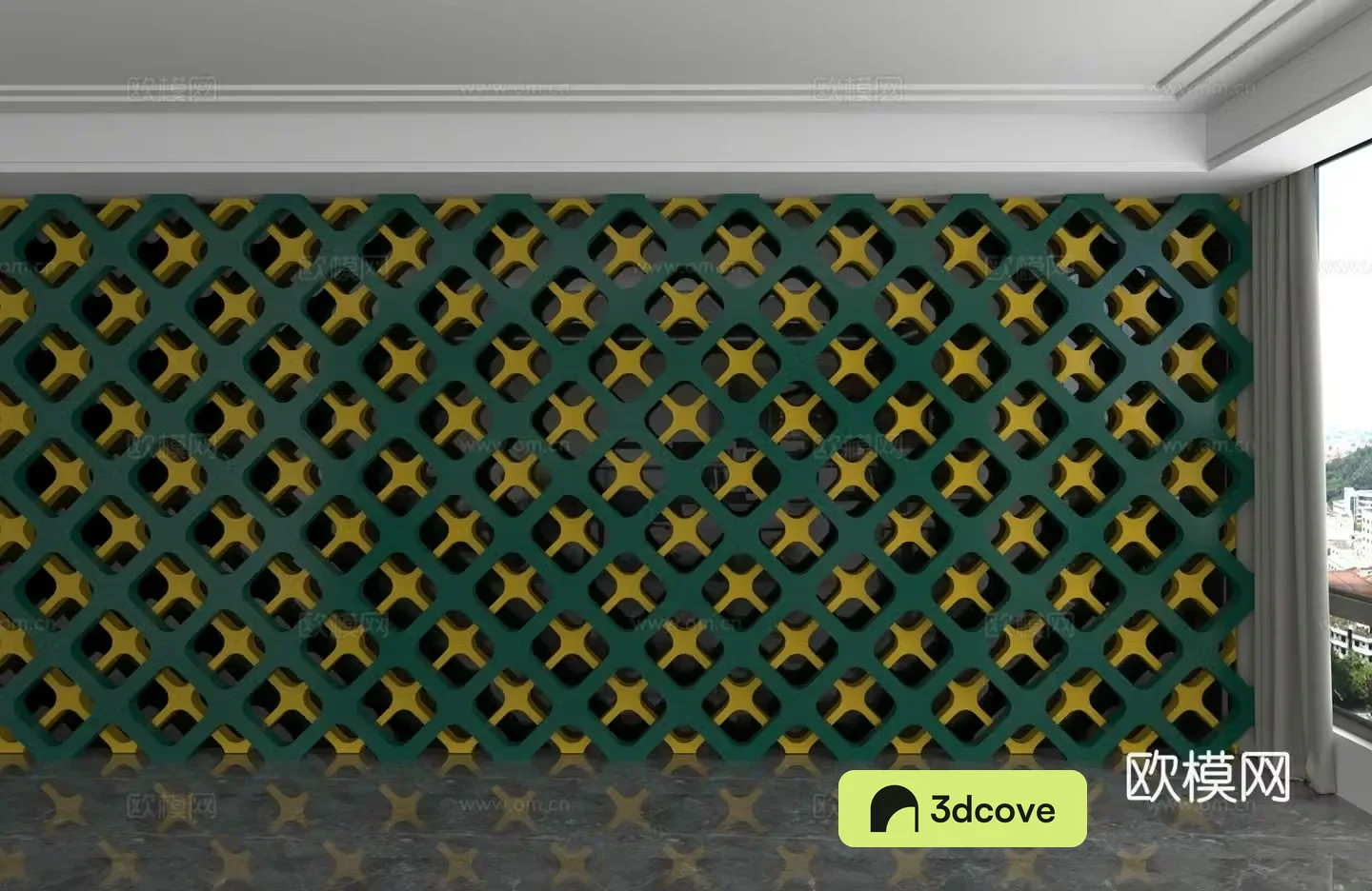 Modern background wall