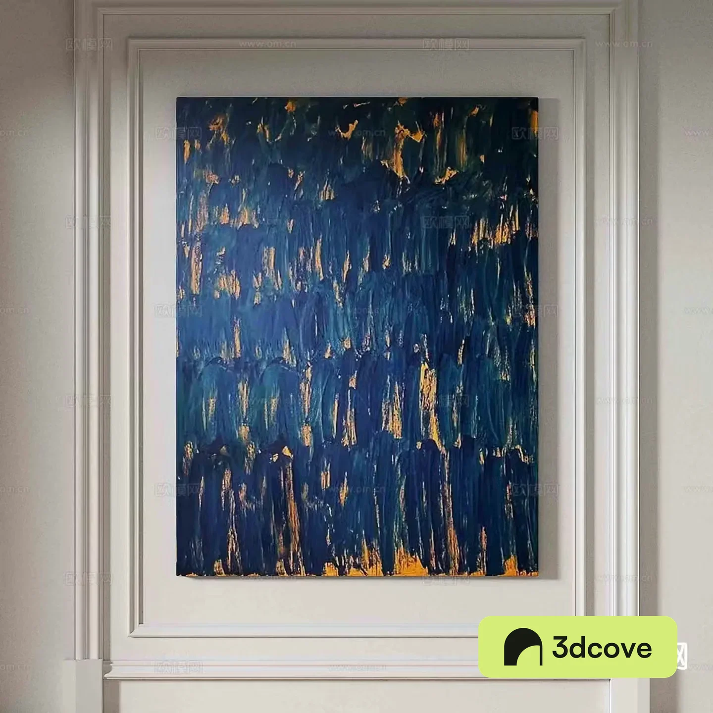 Simple European texture painting decorative painting hanging painting