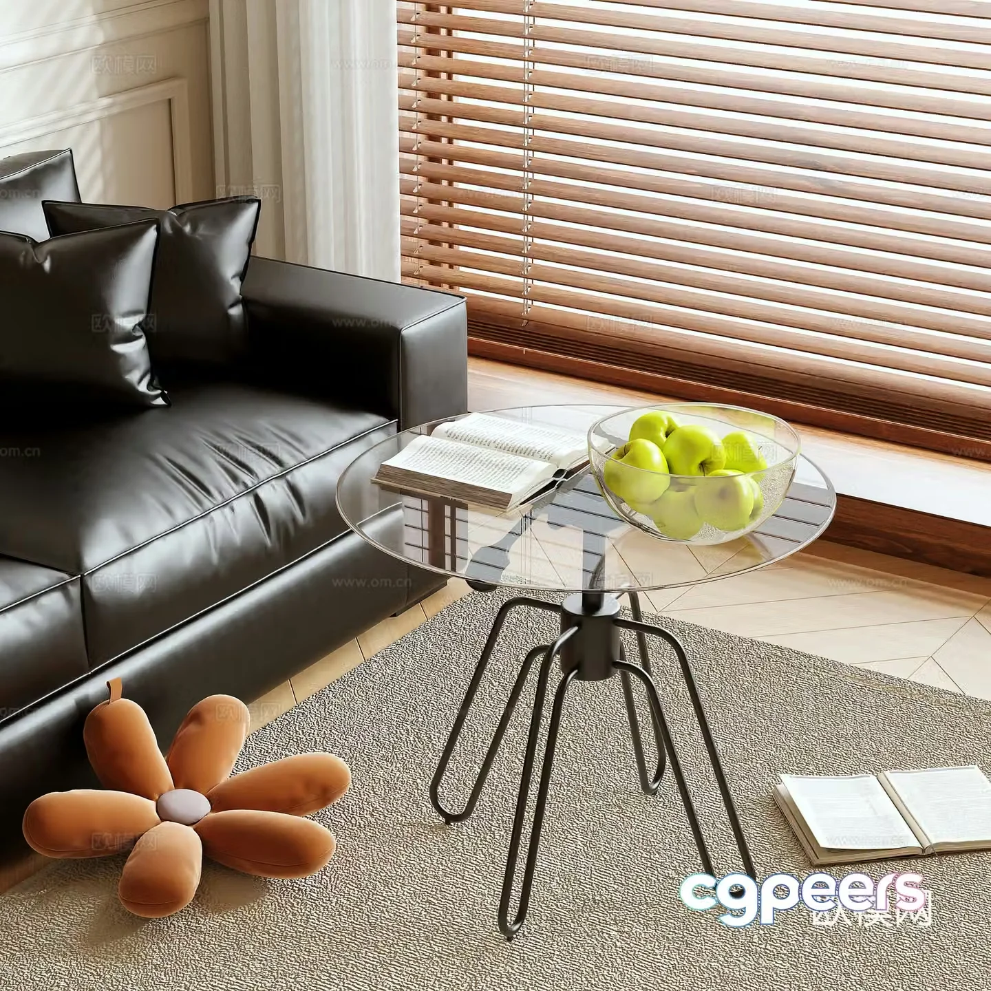 3D model of side table