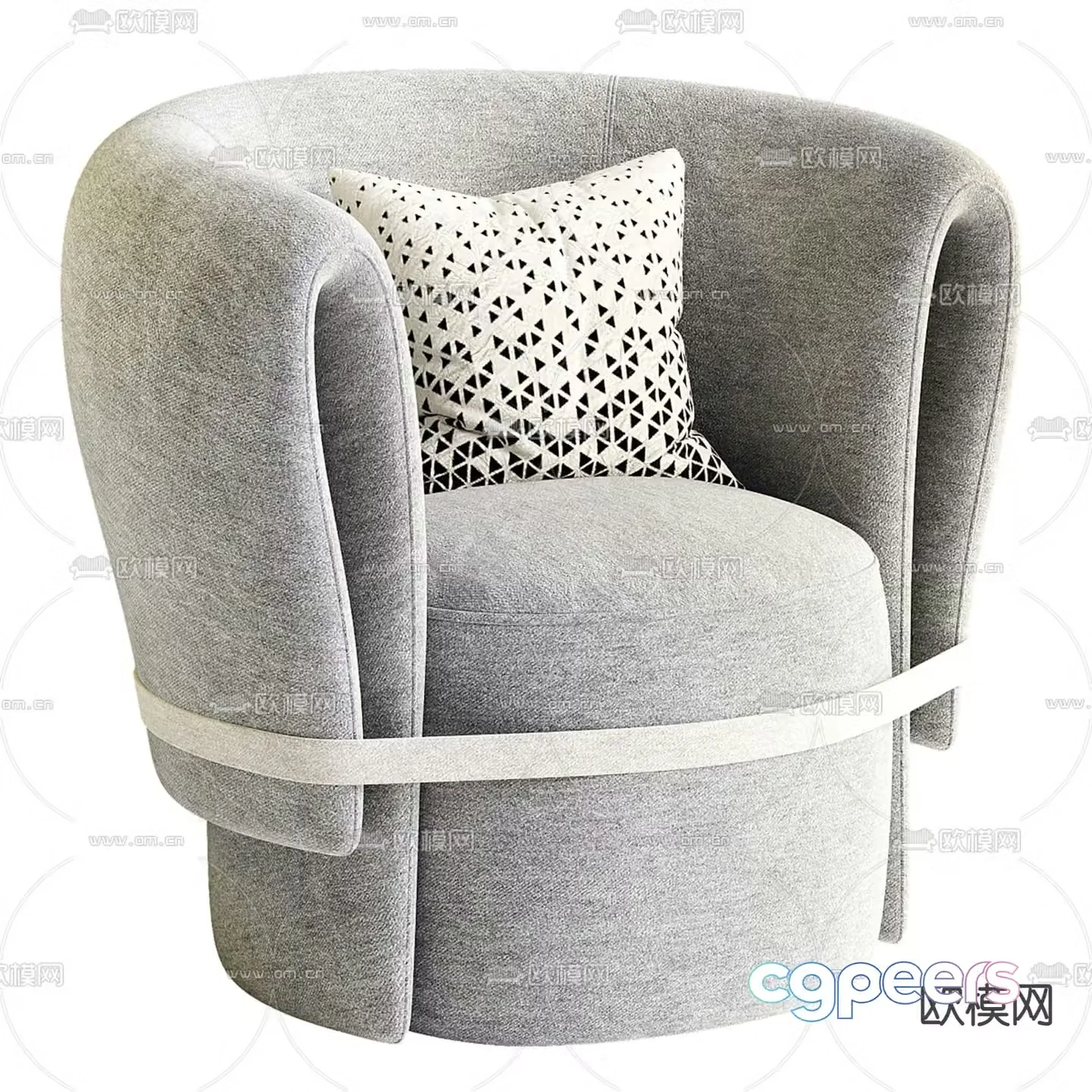 AlterEgo Studio fabric sofa 3d model