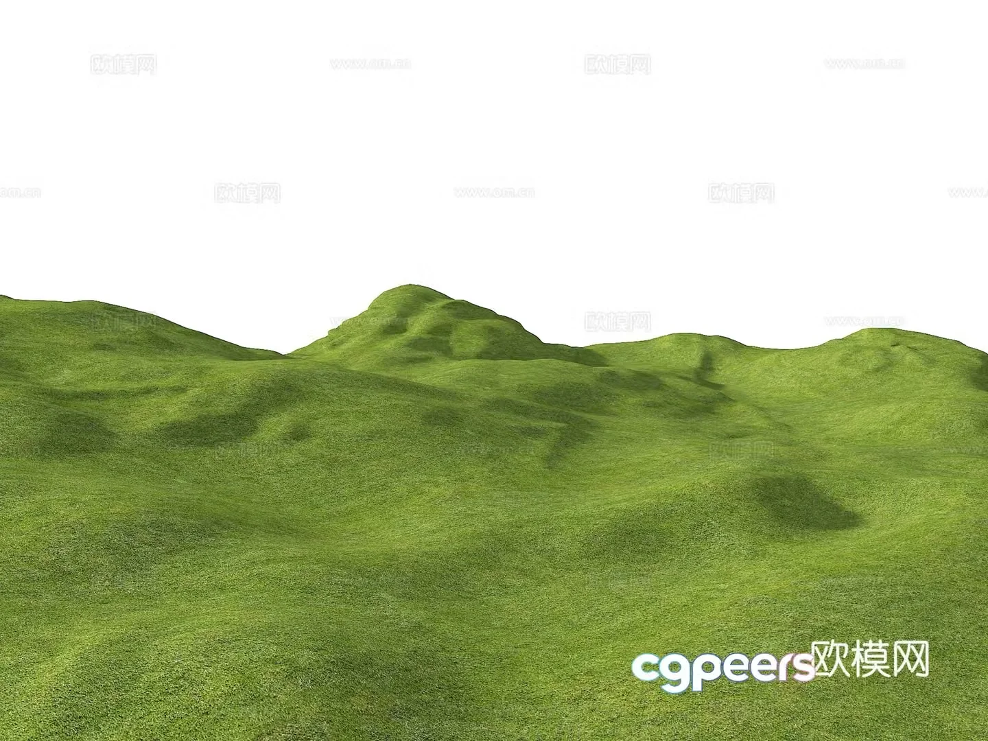 Park landscape terrain mountain park natural mountain golf terrain micro terrain modern 3d model