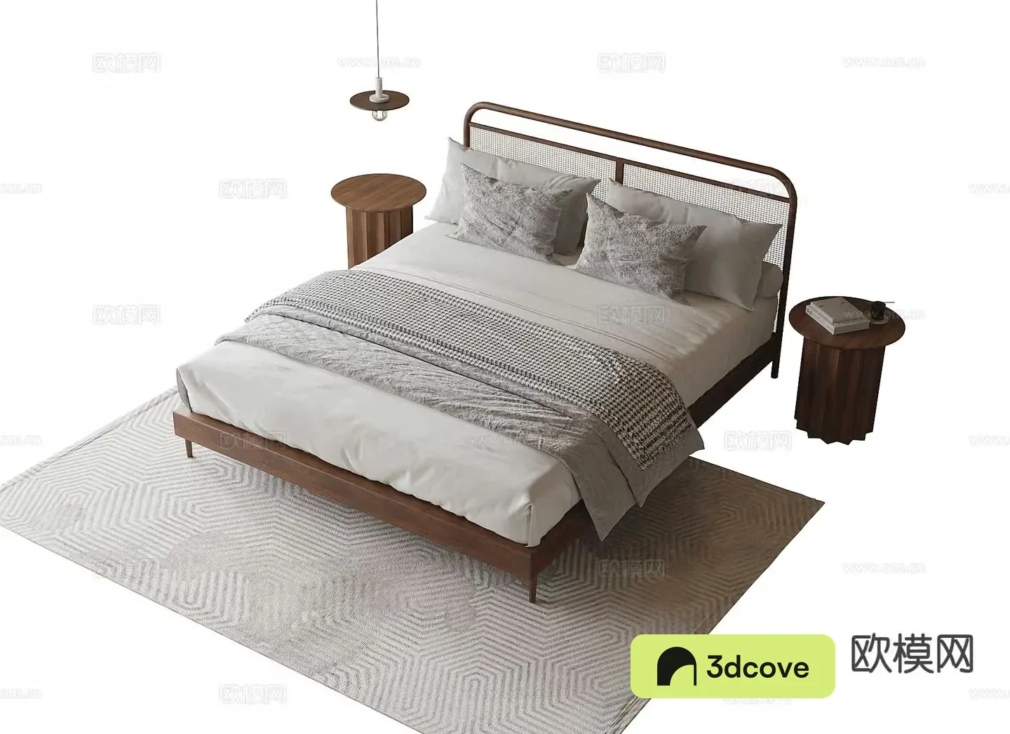 Modern double bed