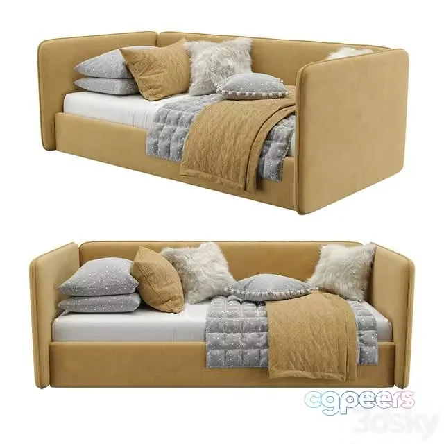 3ds Max Free – Children’s bed Runo