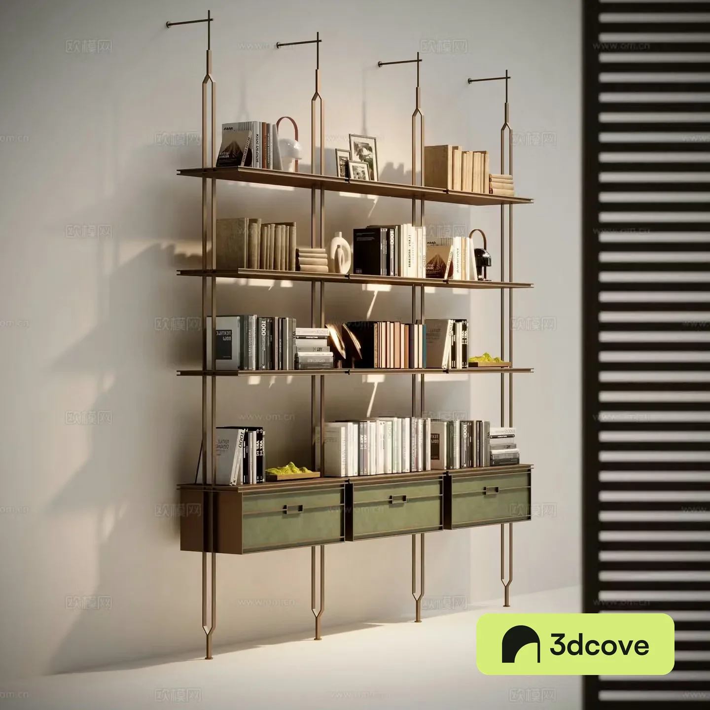 Modern bookshelf