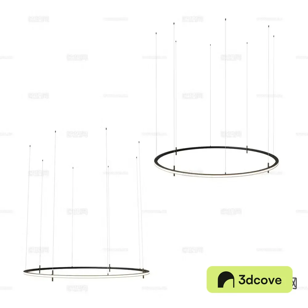 Paolo Castelli ring chandelier art chandelier