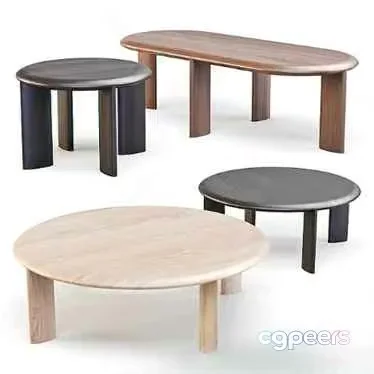 Modern Wooden Furniture 3D Model – 1740 – CORONA Render