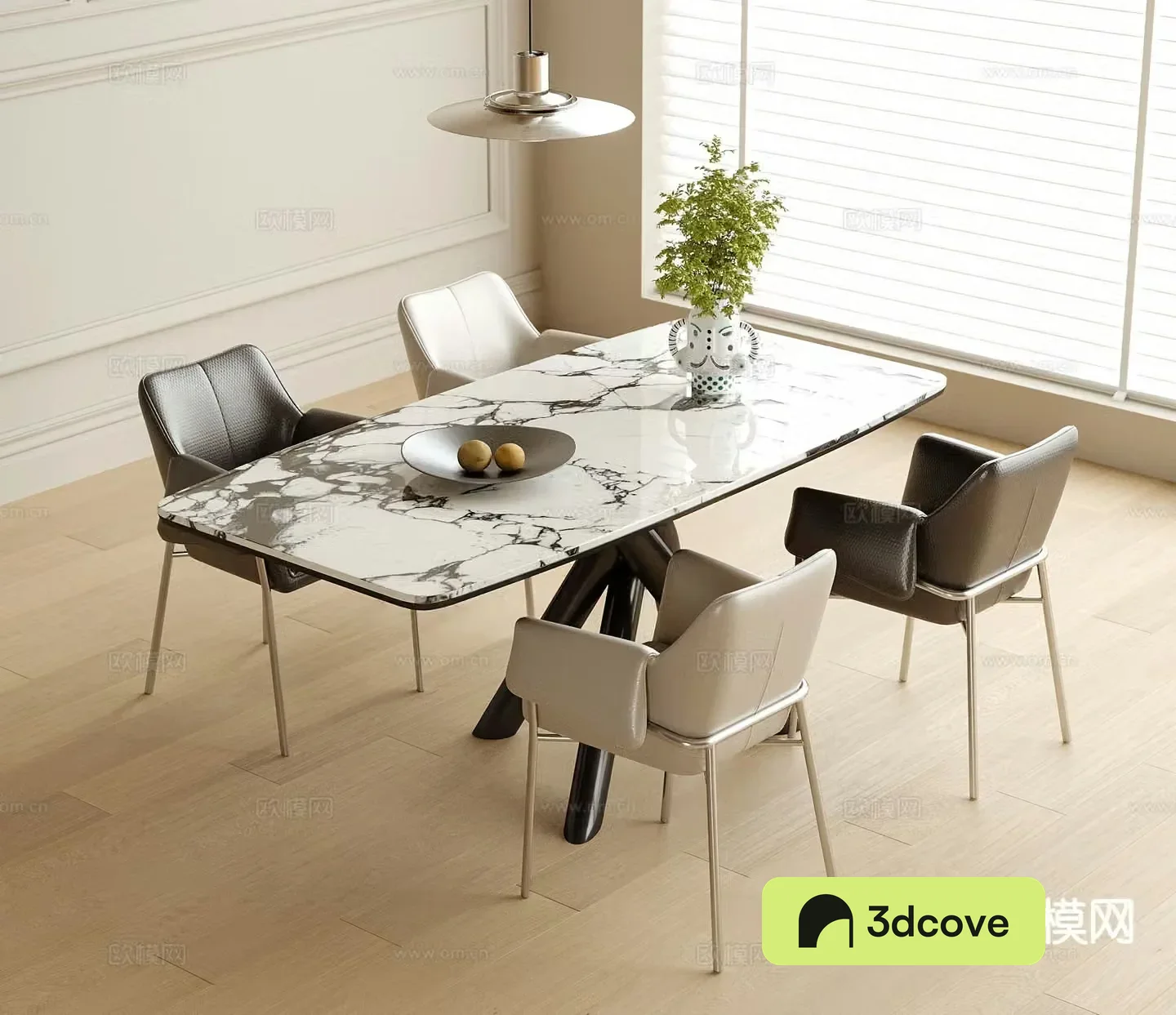 Modern dining table and chairs slate dining table