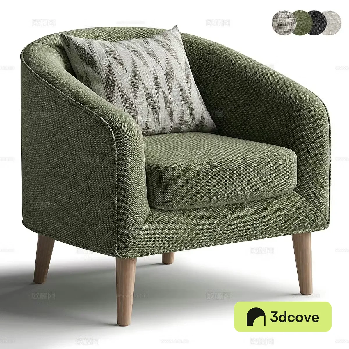 New Chinese Dolores soft-pack armchair