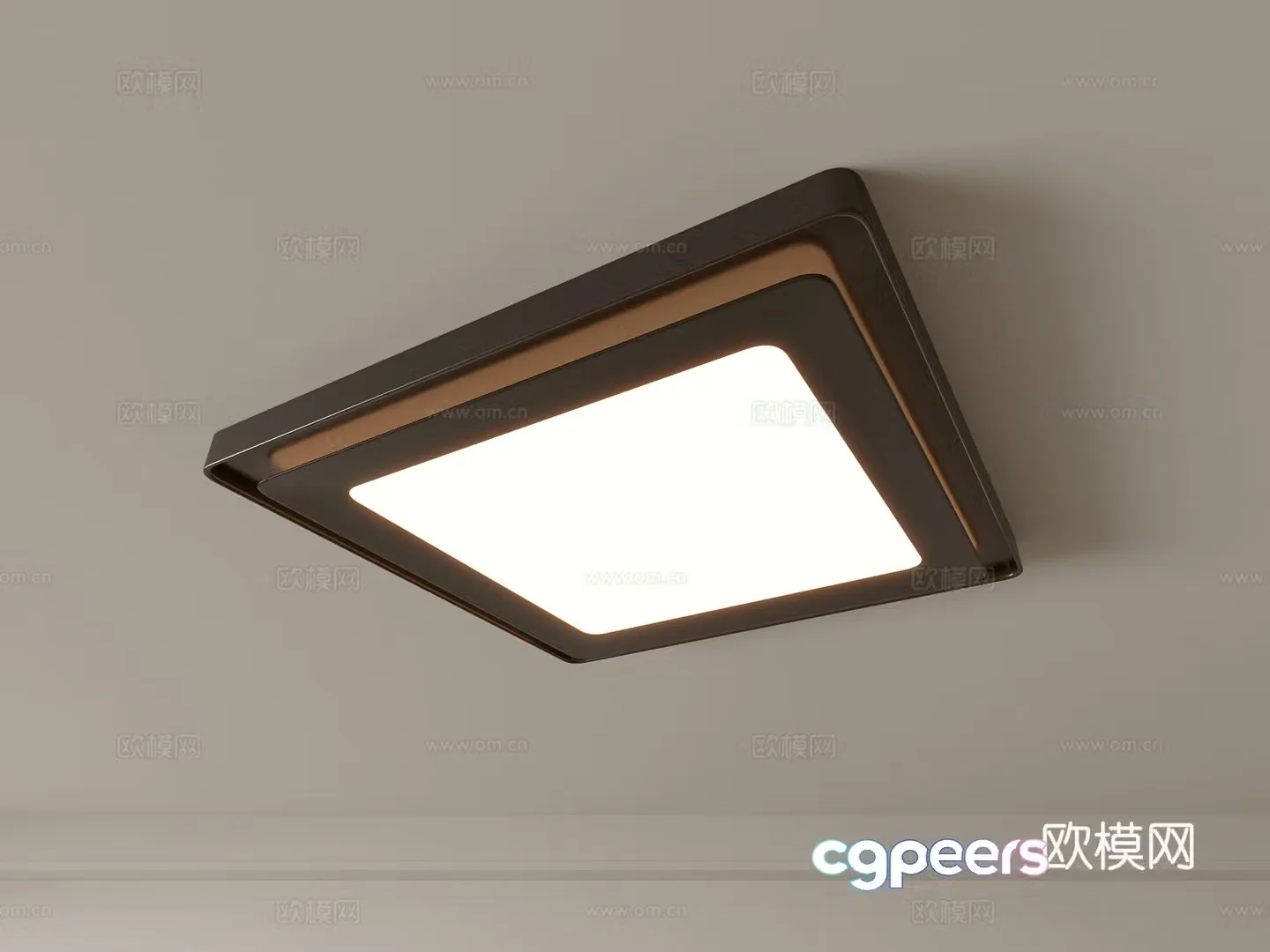 Modern ceiling lamp Geometric ceiling lamp Bedroom lamp Artistic shaped lamp Fashion living room lamp 3D model