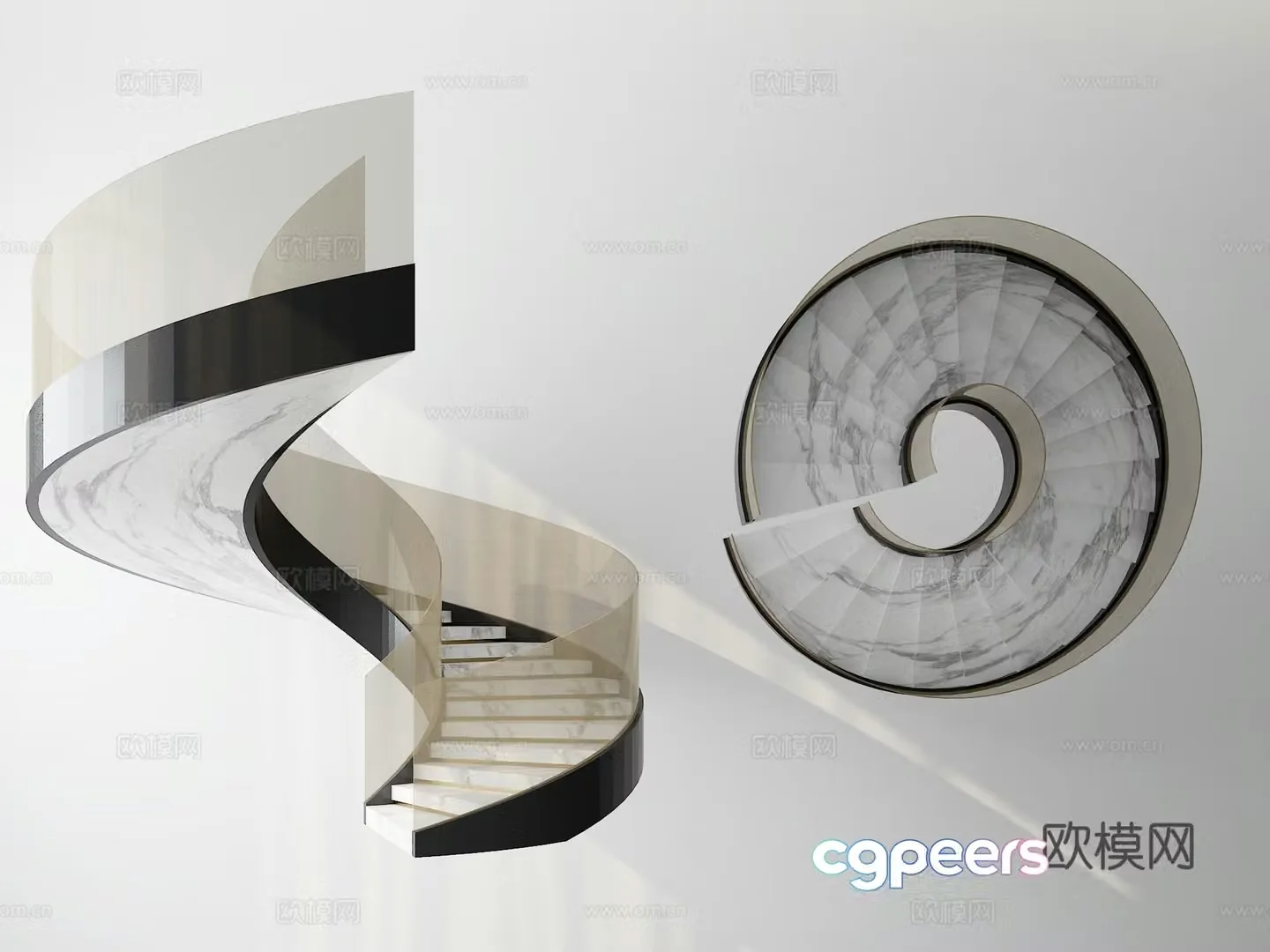 Stair 3d model
