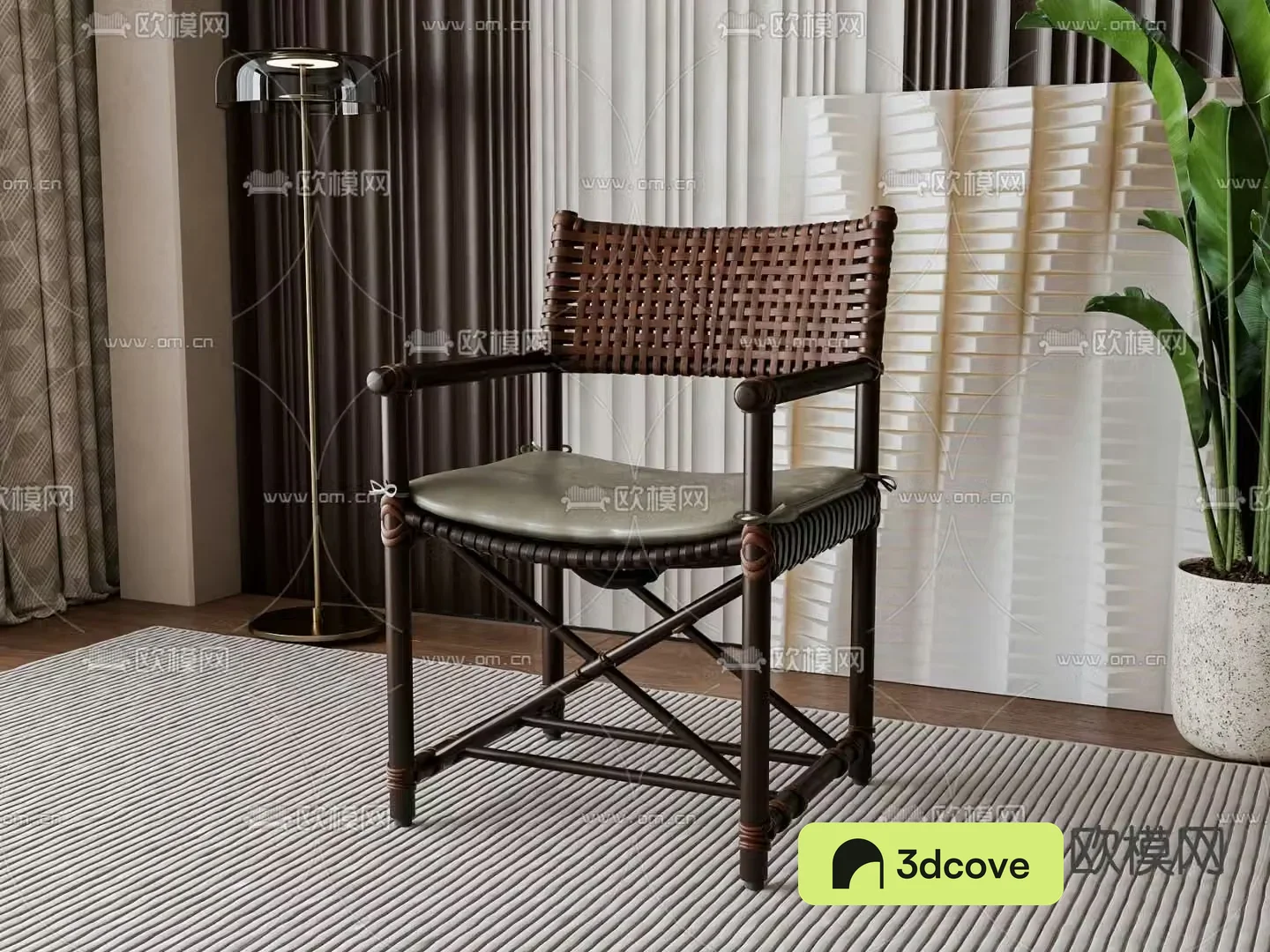 Rattan chair leisure chair