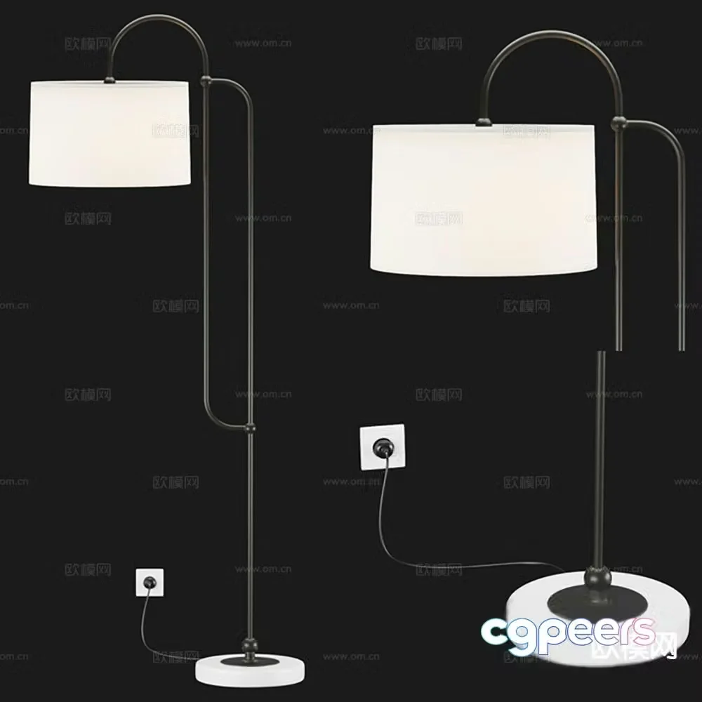 Lamps lighting art lamp floor lamp 3d model