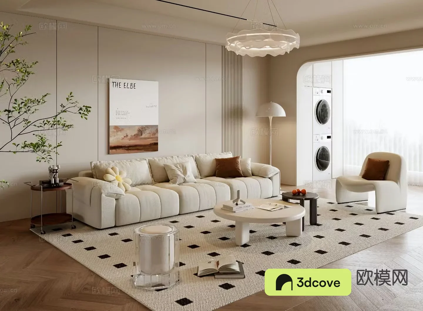 Cream style living room