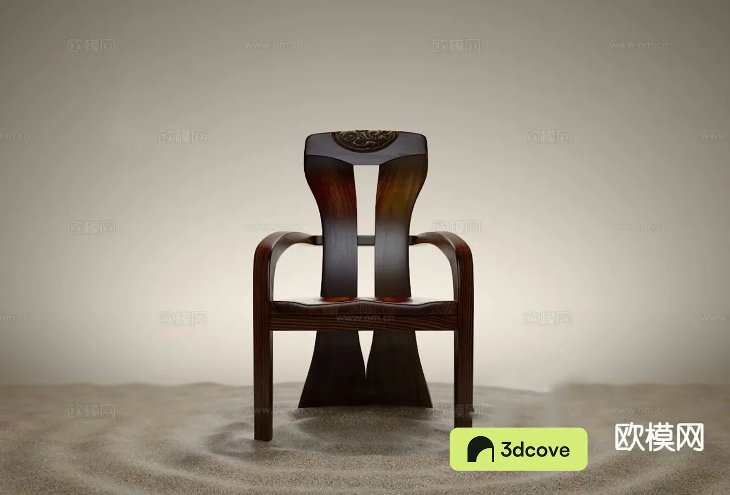 Single chair leisure chair dining chair Taishi chair