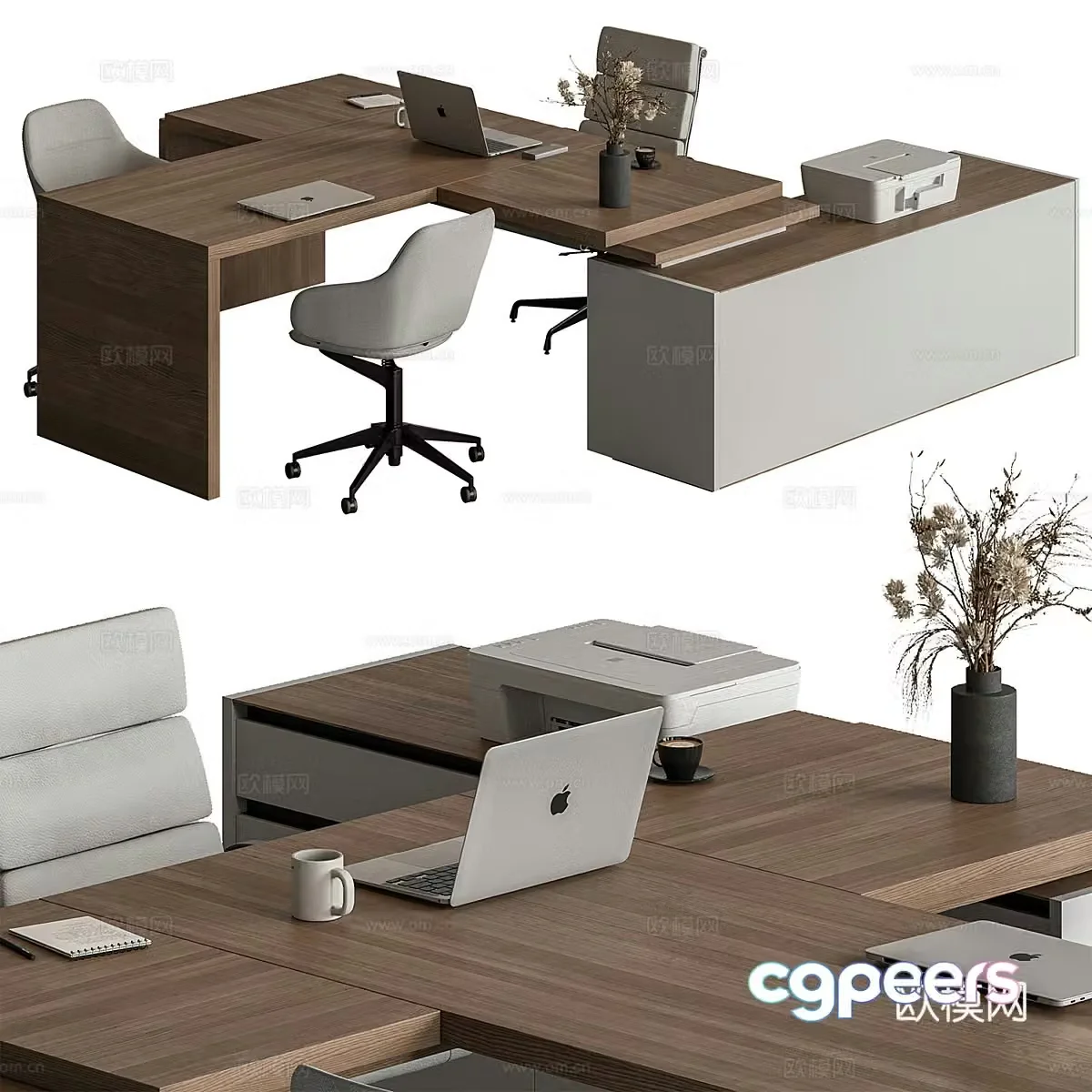desk 3d model