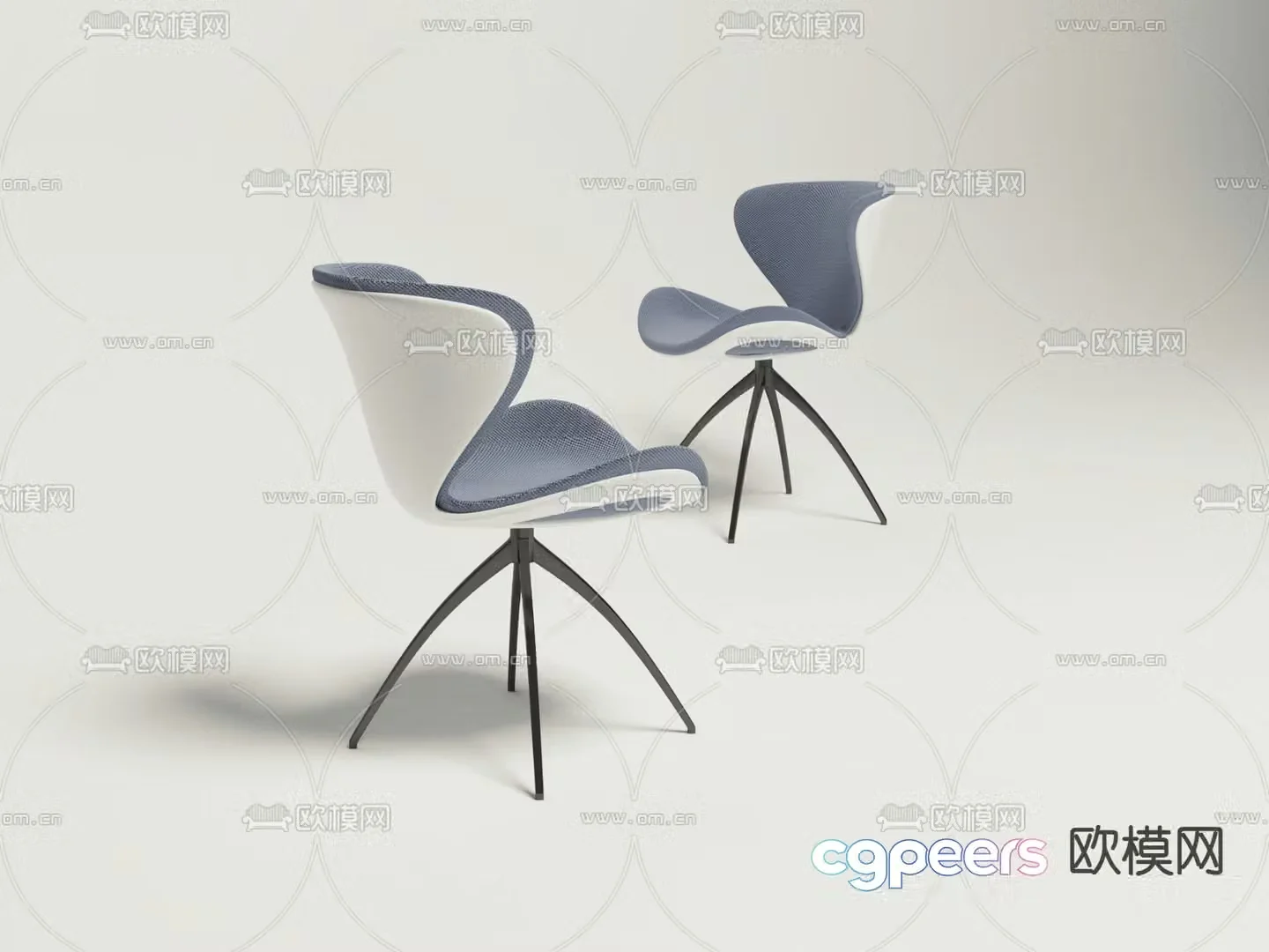 Modern chair office chair 3d model