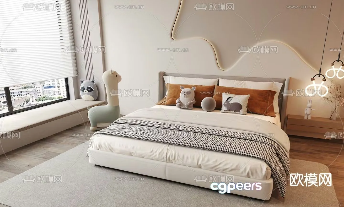 child bed child bed 3d model