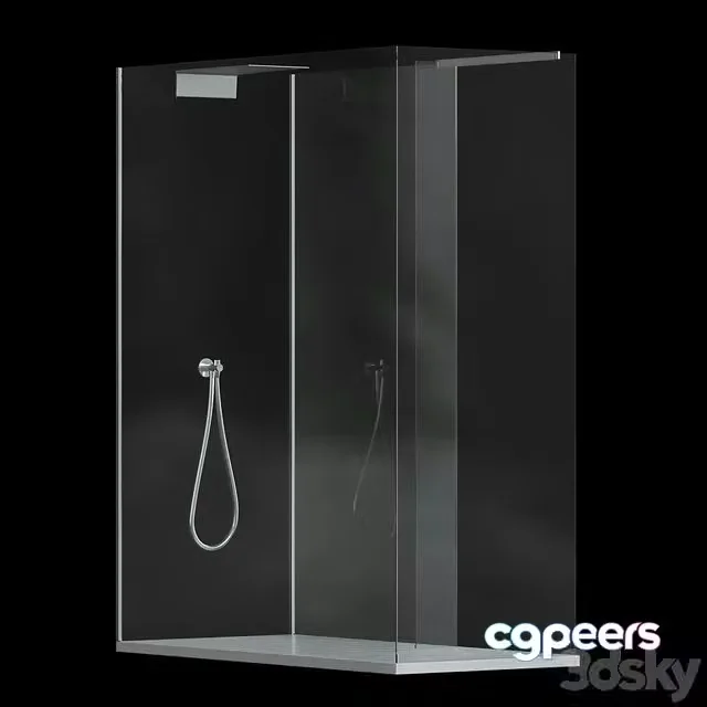 3ds Max Free – Shower Cabin Antonio Lupi Ox