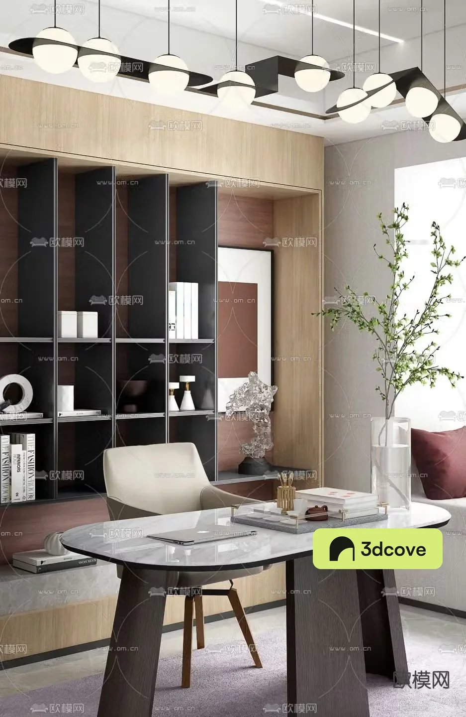 Salavi Design Modern Study Room