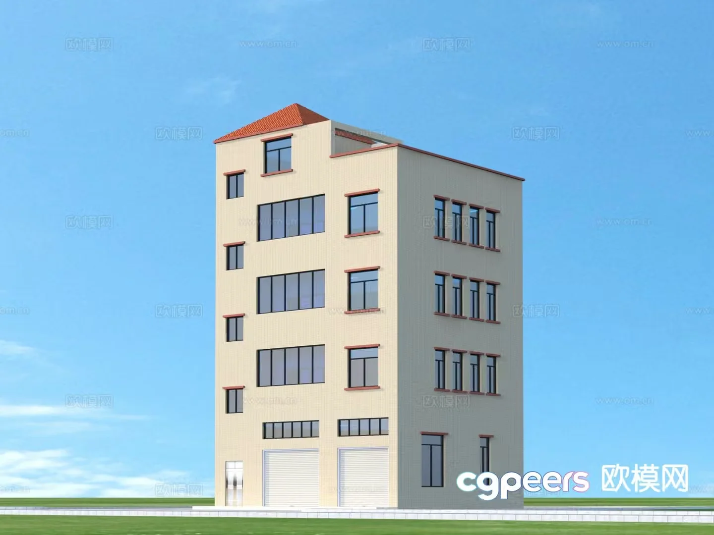 Private house private house residential building exterior 3D model