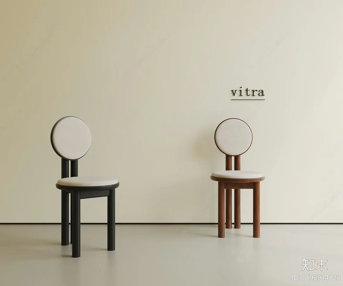 Modern Minimalist Chair 3D Model – 5254 – CORONA Render