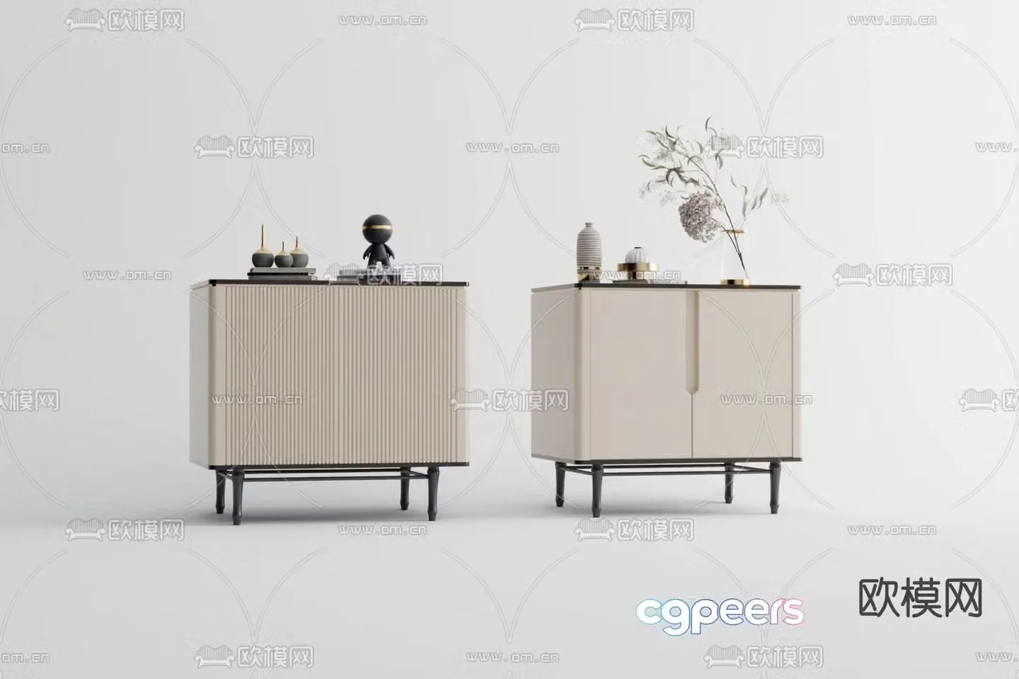 bedside table 3d model