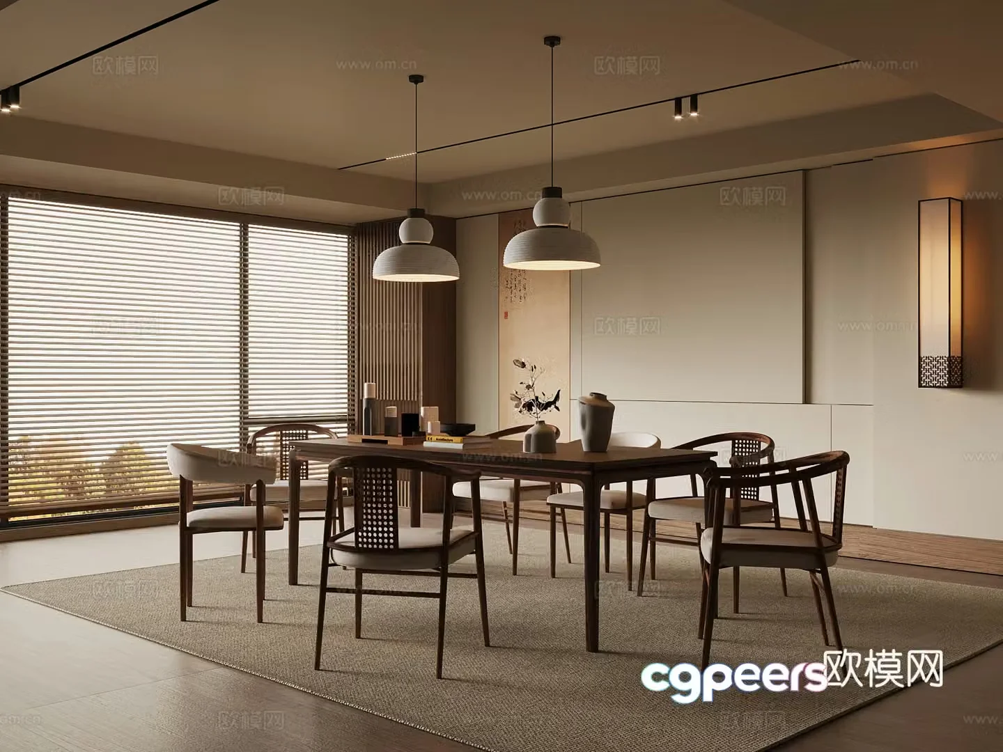 New Chinese restaurant 3D model