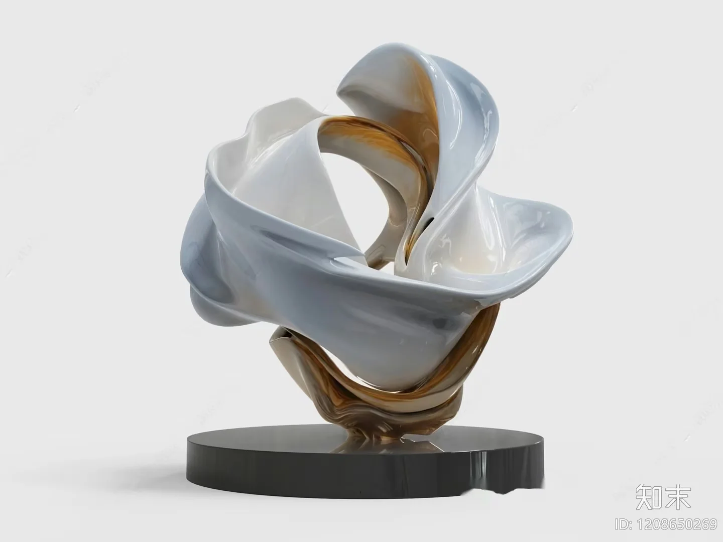 Abstract Sculpture 3D Model – 20755 – VRAY Render