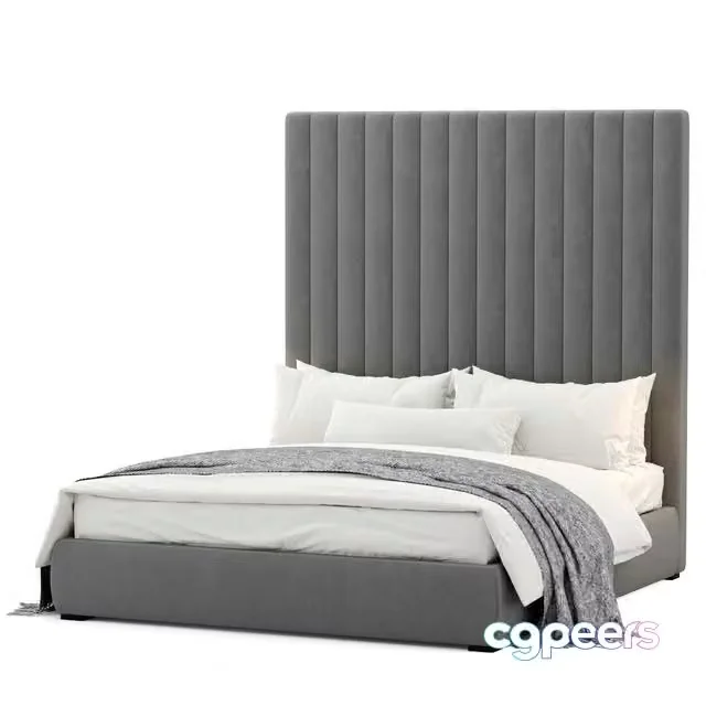 3ds Max Free – Bed Rh Modena 02