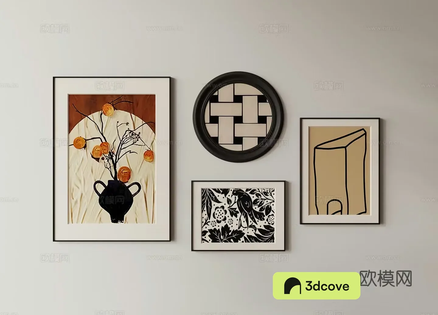 Medieval style hanging painting decorative painting