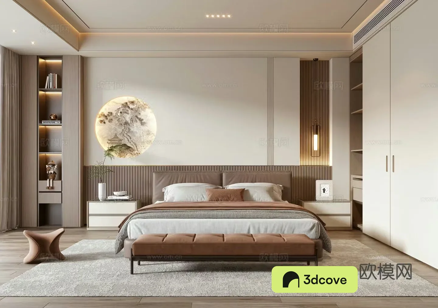 New Chinese bedroom