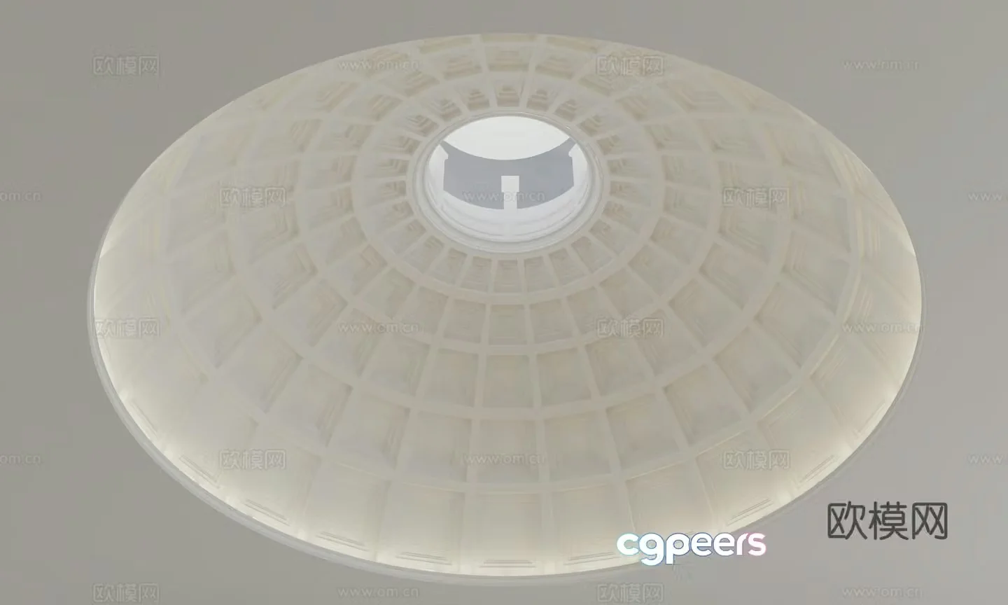 European style ceiling 3D model