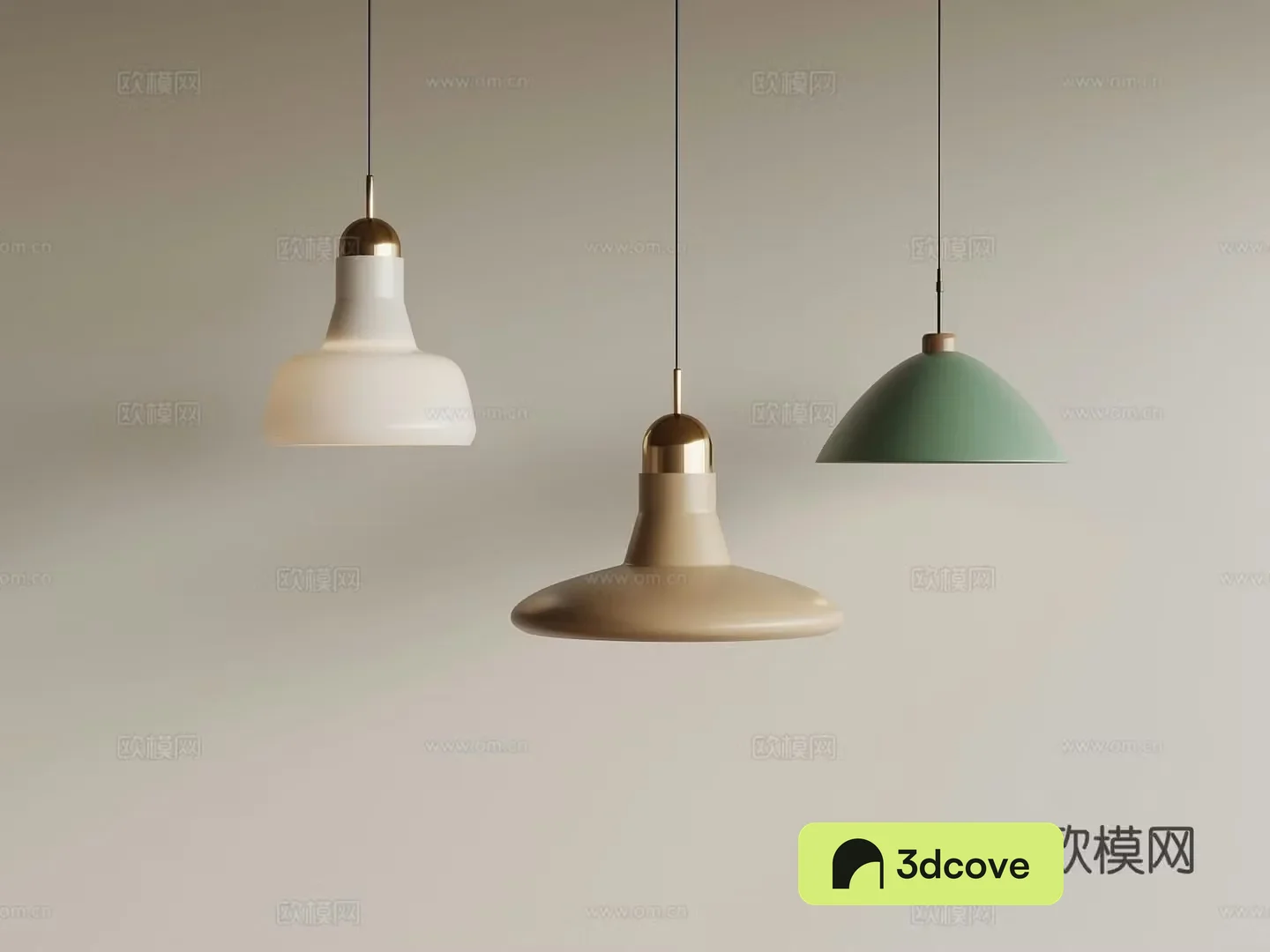 Bedside small chandelier fishing line chandelier